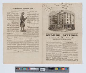Quaker bitters