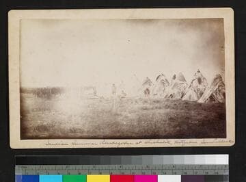 Indian summer rendezvous at Sheshalik, Kotzebue Sound -- Alaska