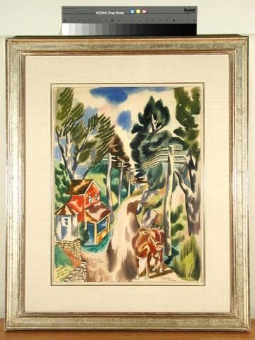 Landscape with Cow
